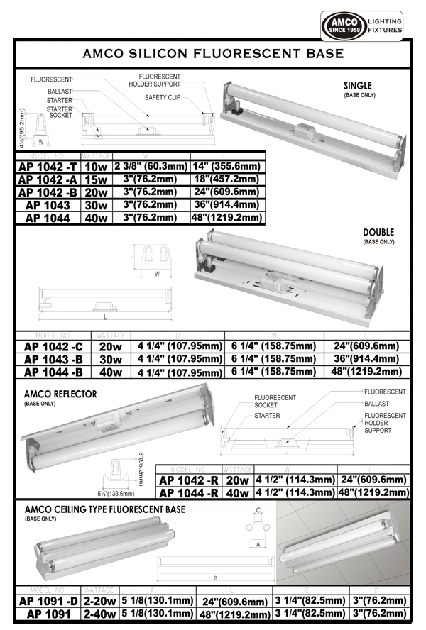 Fluorescent Lamp Atlantic Manufacturing Co., Inc.