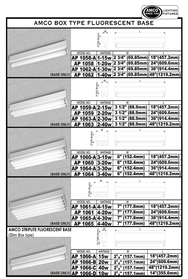 Fluorescent Lamp Atlantic Manufacturing Co., Inc.